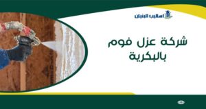 شركة عزل فوم بالبكرية
